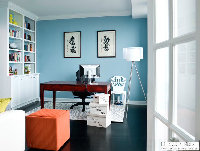 Màu xanh Turquoise trong thiết kế thi công nội thất căn hộ chung cư cao cấp